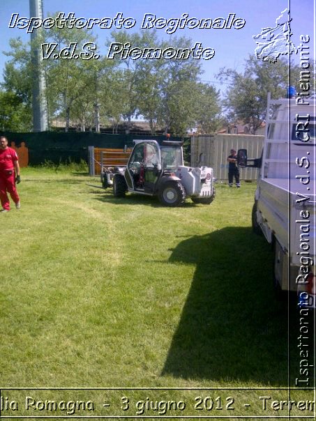 Emilia Romagna - 3 giugno 2012 - Terremoto - Croce Rossa Italiana - Ispettorato Regionale Volontari del Soccorso del Piemonte