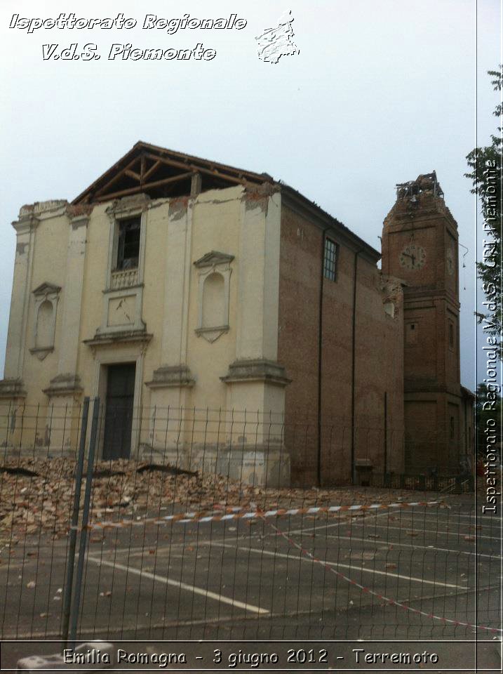 Emilia Romagna - 3 giugno 2012 - Terremoto - Croce Rossa Italiana - Ispettorato Regionale Volontari del Soccorso del Piemonte