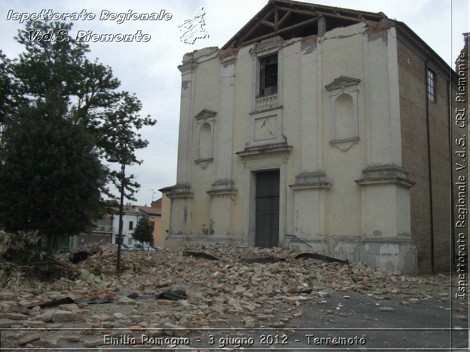 Emilia Romagna - 3 giugno 2012 - Terremoto - Croce Rossa Italiana - Ispettorato Regionale Volontari del Soccorso del Piemonte