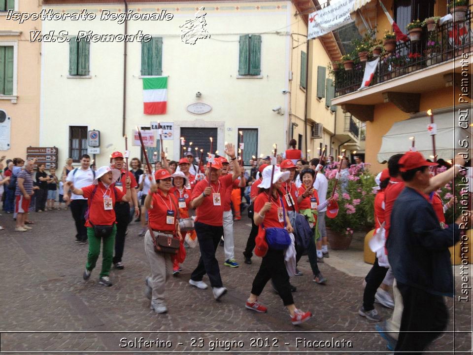 Solferino - 23 giugno 2012 - Fiaccolata - Croce Rossa Italiana - Ispettorato Regionale Volontari del Soccorso del Piemonte