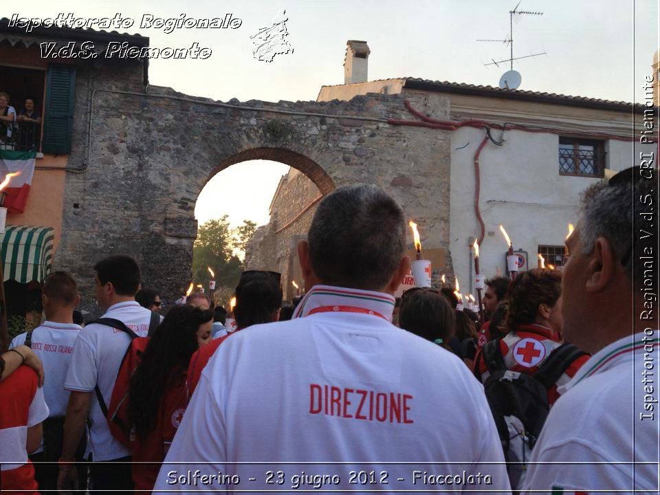 Solferino - 23 giugno 2012 - Fiaccolata - Croce Rossa Italiana - Ispettorato Regionale Volontari del Soccorso del Piemonte