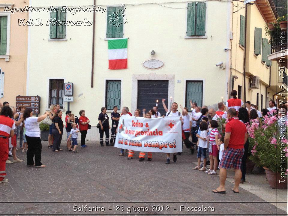 Solferino - 23 giugno 2012 - Fiaccolata - Croce Rossa Italiana - Ispettorato Regionale Volontari del Soccorso del Piemonte