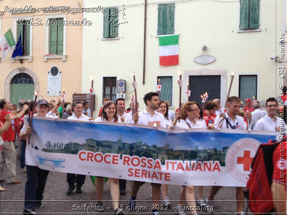 Solferino - 23 giugno 2012 - Fiaccolata - Croce Rossa Italiana - Ispettorato Regionale Volontari del Soccorso del Piemonte