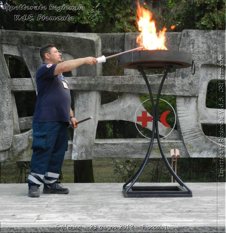 Solferino - 23 giugno 2012 - Fiaccolata - Croce Rossa Italiana - Ispettorato Regionale Volontari del Soccorso del Piemonte