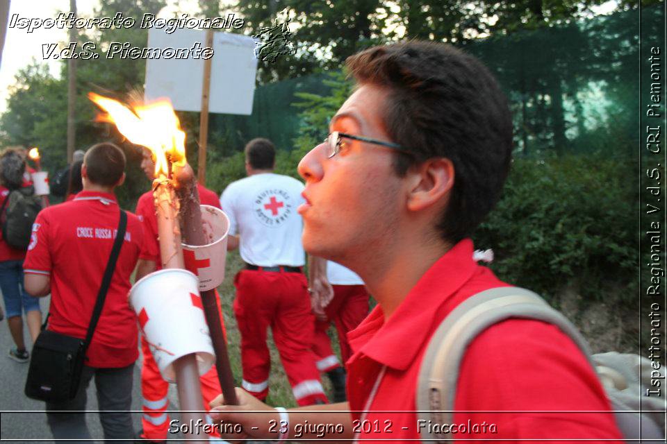 Solferino - 23 giugno 2012 - Fiaccolata - Croce Rossa Italiana - Ispettorato Regionale Volontari del Soccorso del Piemonte