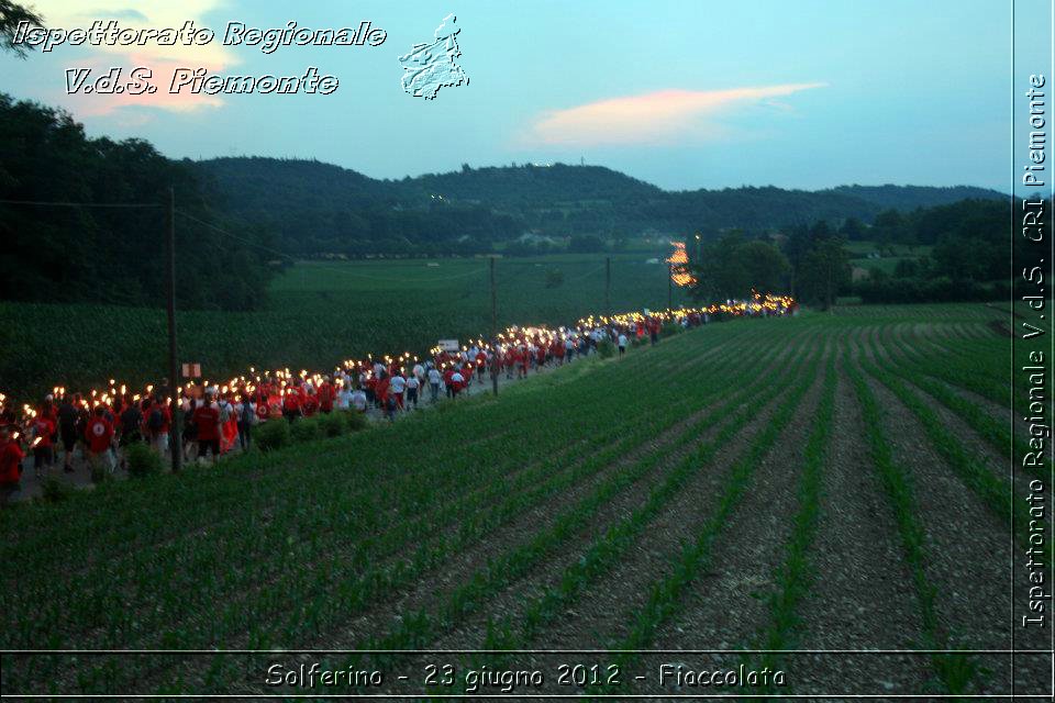 Solferino - 23 giugno 2012 - Fiaccolata - Croce Rossa Italiana - Ispettorato Regionale Volontari del Soccorso del Piemonte