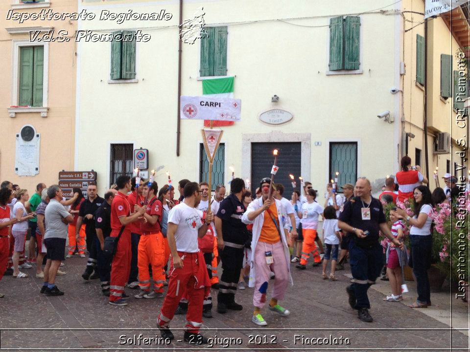 Solferino - 23 giugno 2012 - Fiaccolata - Croce Rossa Italiana - Ispettorato Regionale Volontari del Soccorso del Piemonte