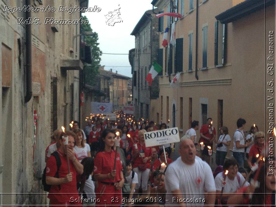 Solferino - 23 giugno 2012 - Fiaccolata - Croce Rossa Italiana - Ispettorato Regionale Volontari del Soccorso del Piemonte