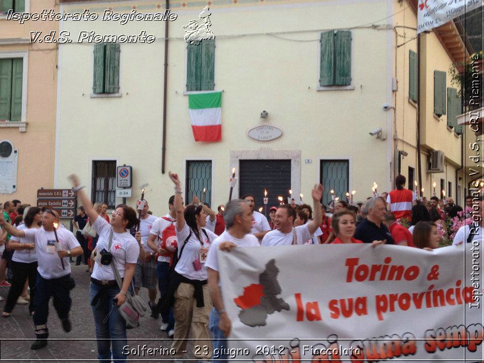 Solferino - 23 giugno 2012 - Fiaccolata - Croce Rossa Italiana - Ispettorato Regionale Volontari del Soccorso del Piemonte