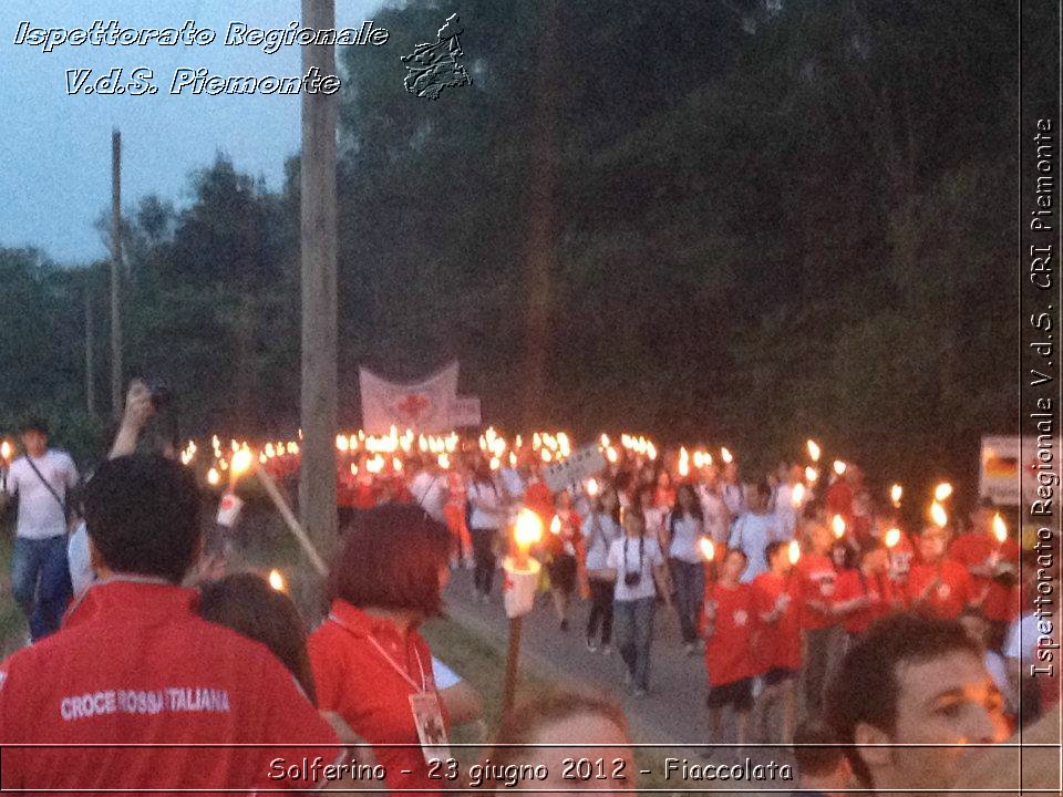 Solferino - 23 giugno 2012 - Fiaccolata - Croce Rossa Italiana - Ispettorato Regionale Volontari del Soccorso del Piemonte