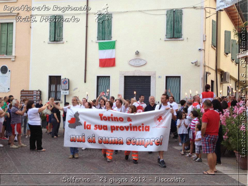 Solferino - 23 giugno 2012 - Fiaccolata - Croce Rossa Italiana - Ispettorato Regionale Volontari del Soccorso del Piemonte