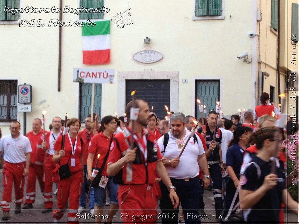 Solferino - 23 giugno 2012 - Fiaccolata - Croce Rossa Italiana - Ispettorato Regionale Volontari del Soccorso del Piemonte