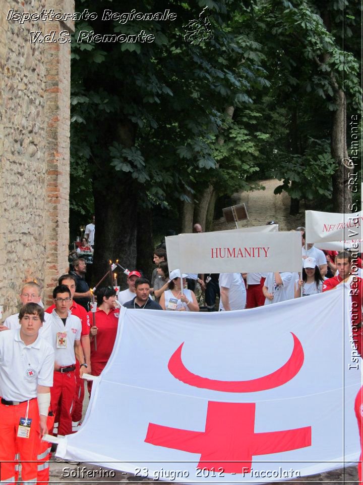 Solferino - 23 giugno 2012 - Fiaccolata - Croce Rossa Italiana - Ispettorato Regionale Volontari del Soccorso del Piemonte