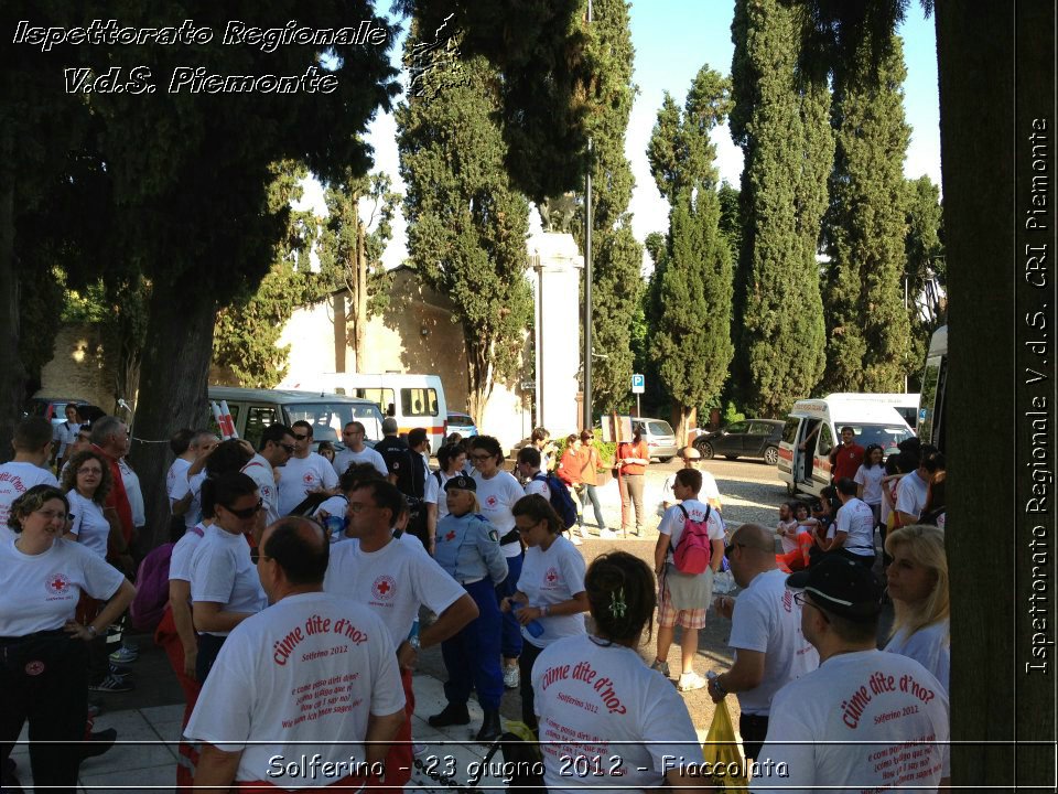 Solferino - 23 giugno 2012 - Fiaccolata - Croce Rossa Italiana - Ispettorato Regionale Volontari del Soccorso del Piemonte