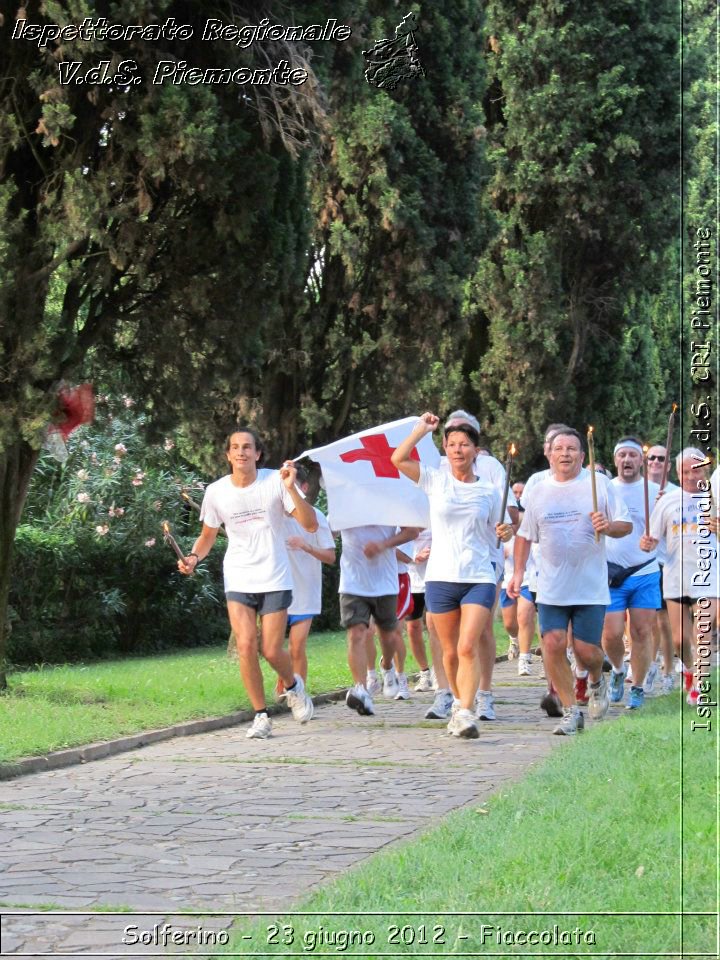 Solferino - 23 giugno 2012 - Fiaccolata - Croce Rossa Italiana - Ispettorato Regionale Volontari del Soccorso del Piemonte