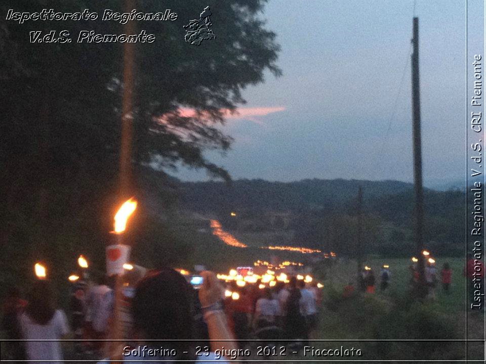 Solferino - 23 giugno 2012 - Fiaccolata - Croce Rossa Italiana - Ispettorato Regionale Volontari del Soccorso del Piemonte