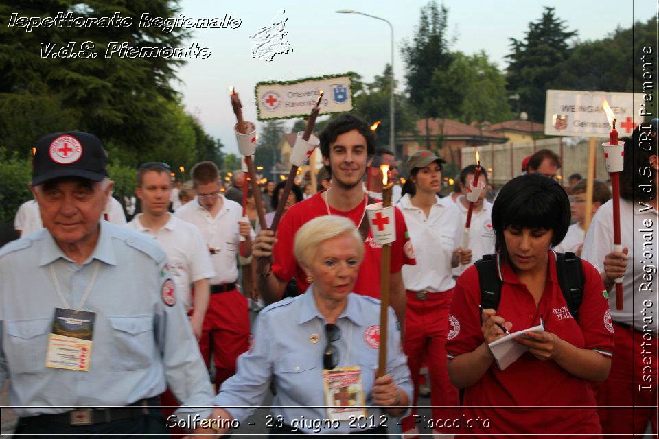 Solferino - 23 giugno 2012 - Fiaccolata - Croce Rossa Italiana - Ispettorato Regionale Volontari del Soccorso del Piemonte