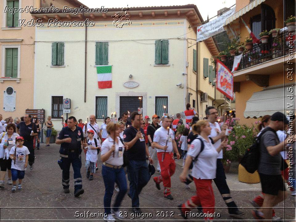 Solferino - 23 giugno 2012 - Fiaccolata - Croce Rossa Italiana - Ispettorato Regionale Volontari del Soccorso del Piemonte