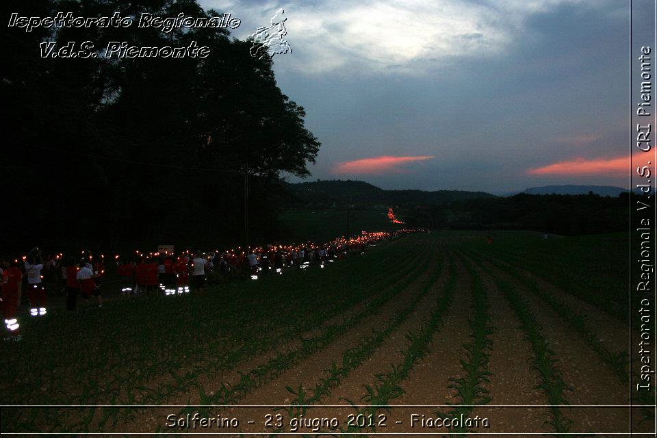 Solferino - 23 giugno 2012 - Fiaccolata - Croce Rossa Italiana - Ispettorato Regionale Volontari del Soccorso del Piemonte