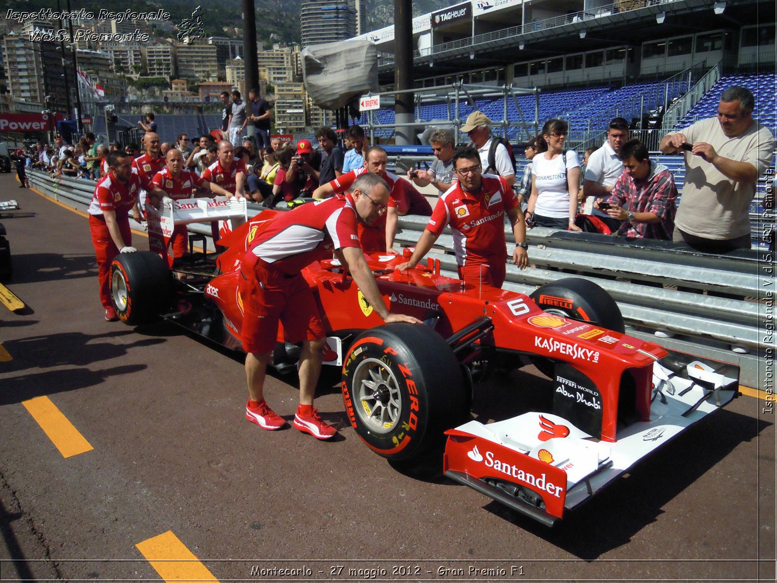 Montecarlo - 27 maggio 2012 - Gran Premio F1 - Croce Rossa Italiana - Ispettorato Regionale Volontari del Soccorso del Piemonte