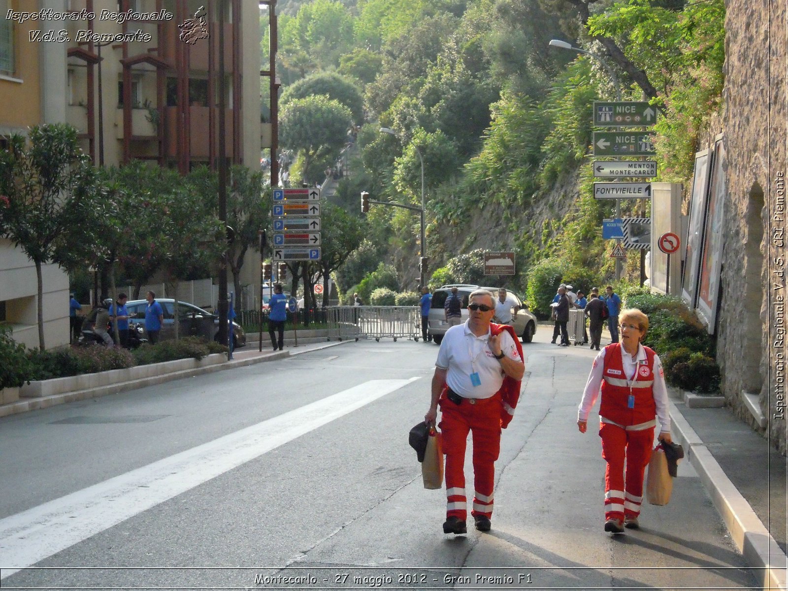 Montecarlo - 27 maggio 2012 - Gran Premio F1 - Croce Rossa Italiana - Ispettorato Regionale Volontari del Soccorso del Piemonte