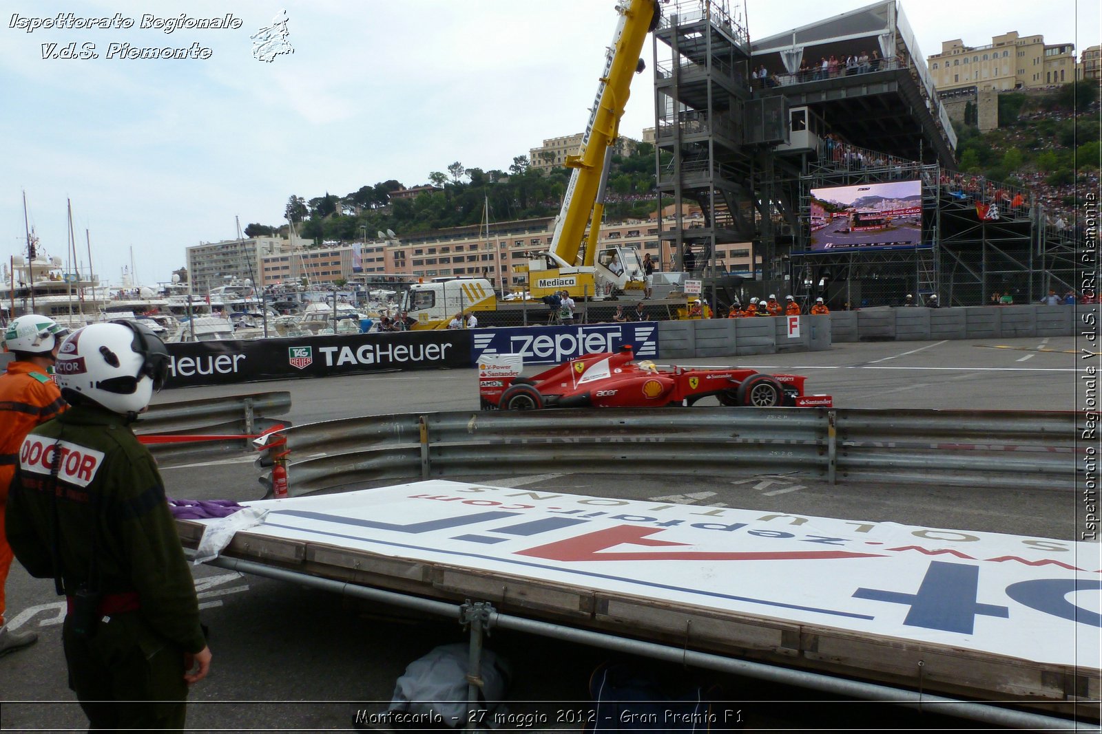 Montecarlo - 27 maggio 2012 - Gran Premio F1 - Croce Rossa Italiana - Ispettorato Regionale Volontari del Soccorso del Piemonte