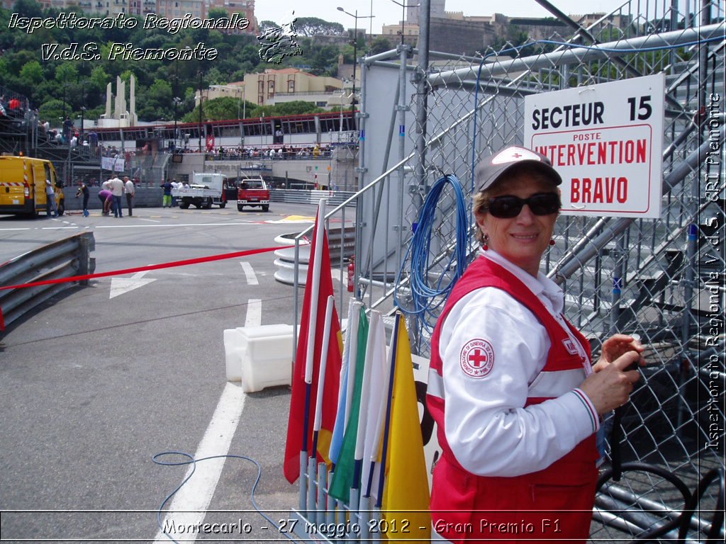 Montecarlo - 27 maggio 2012 - Gran Premio F1 - Croce Rossa Italiana - Ispettorato Regionale Volontari del Soccorso del Piemonte