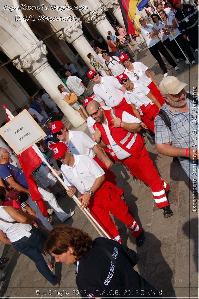 5 - 8 luglio - F.A.C.E. 2012 Ireland - Croce Rossa Italiana - Ispettorato Regionale Volontari del Soccorso del Piemonte