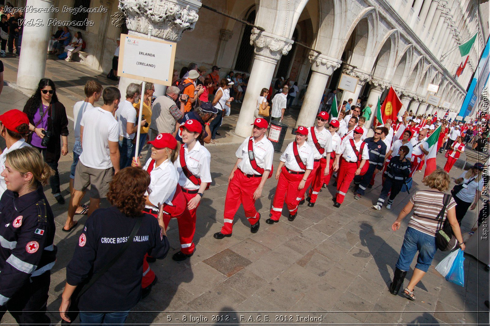 5 - 8 luglio - F.A.C.E. 2012 Ireland - Croce Rossa Italiana - Ispettorato Regionale Volontari del Soccorso del Piemonte