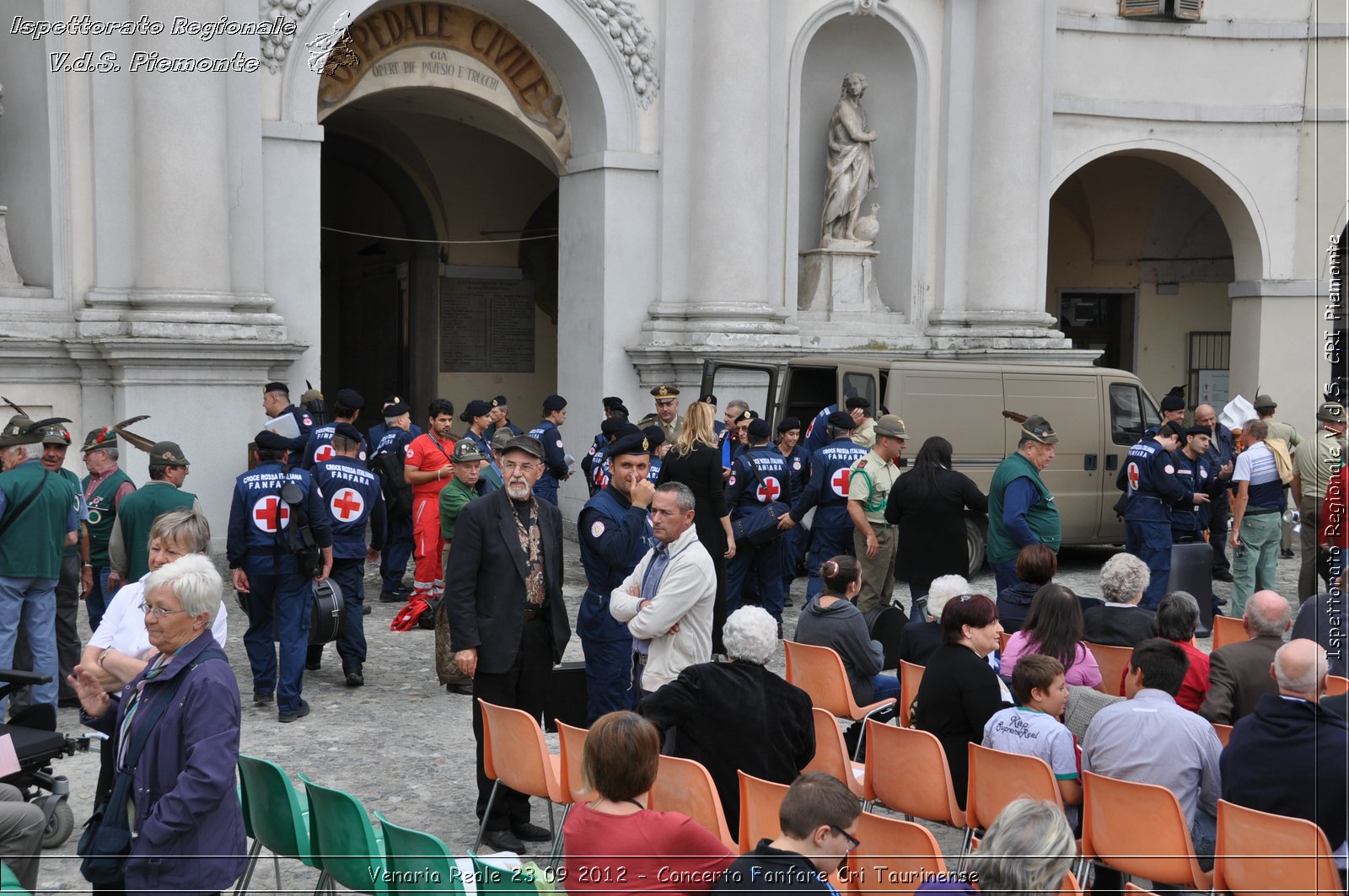 Venaria Reale 23 09 2012 - Concerto Fanfare Cri Taurinense - Croce Rossa Italiana - Ispettorato Regionale Volontari del Soccorso del Piemonte