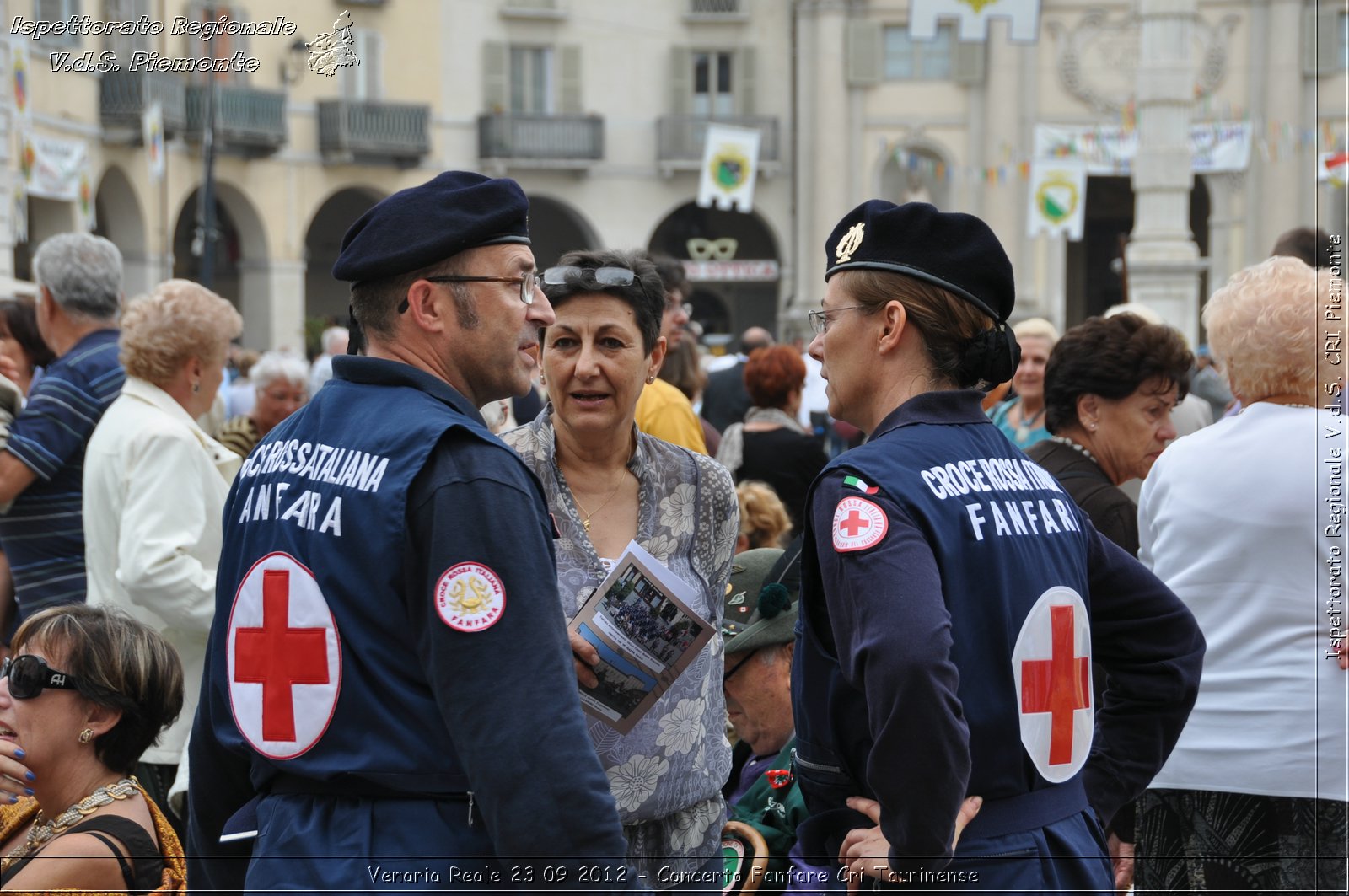 Venaria Reale 23 09 2012 - Concerto Fanfare Cri Taurinense - Croce Rossa Italiana - Ispettorato Regionale Volontari del Soccorso del Piemonte