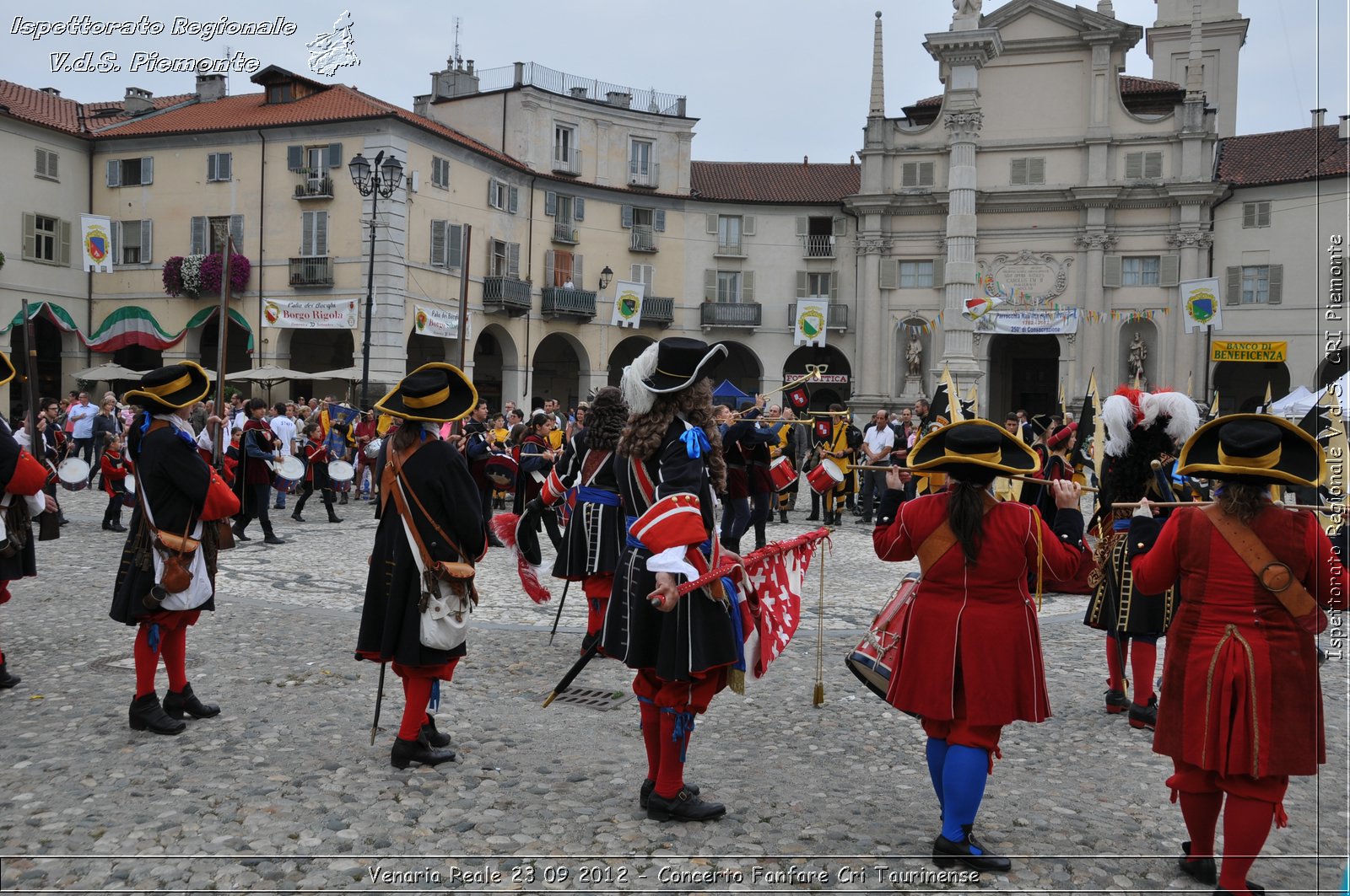 Venaria Reale 23 09 2012 - Concerto Fanfare Cri Taurinense - Croce Rossa Italiana - Ispettorato Regionale Volontari del Soccorso del Piemonte