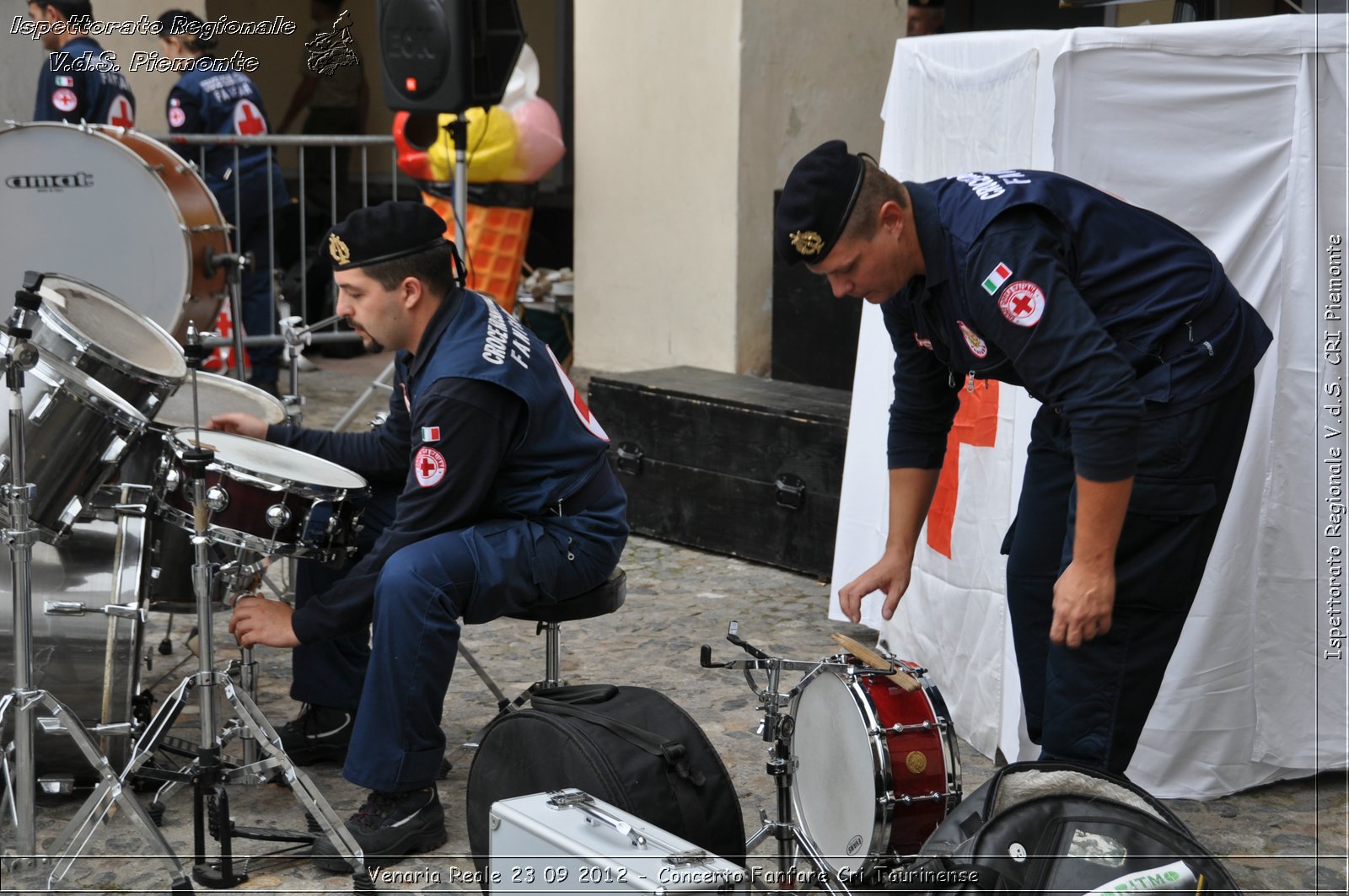 Venaria Reale 23 09 2012 - Concerto Fanfare Cri Taurinense - Croce Rossa Italiana - Ispettorato Regionale Volontari del Soccorso del Piemonte