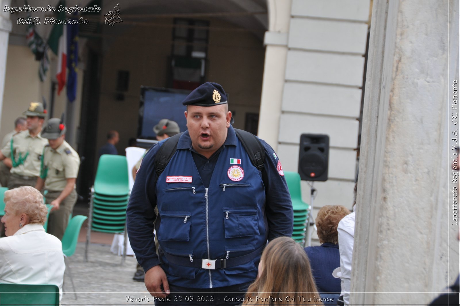 Venaria Reale 23 09 2012 - Concerto Fanfare Cri Taurinense - Croce Rossa Italiana - Ispettorato Regionale Volontari del Soccorso del Piemonte