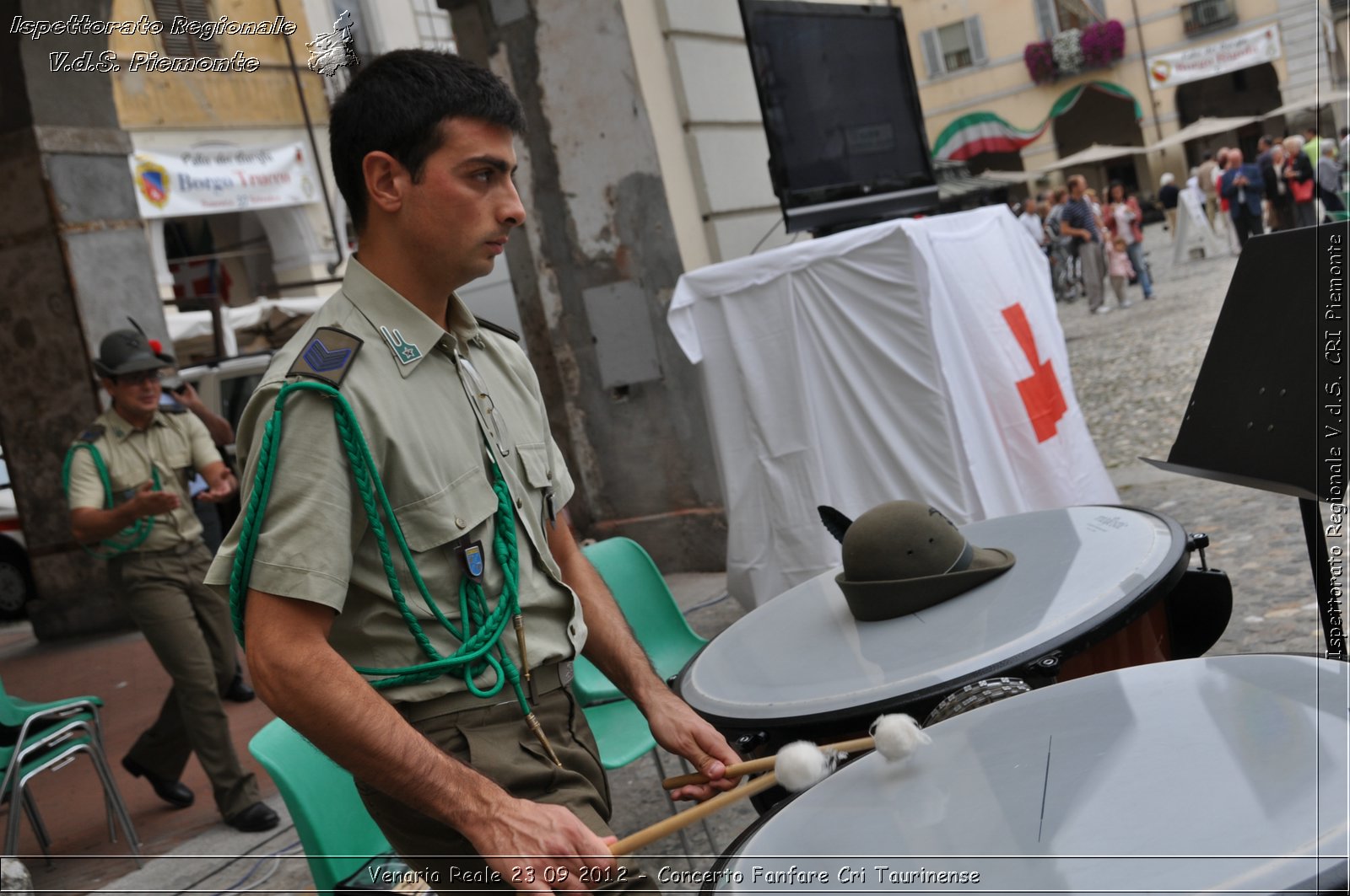 Venaria Reale 23 09 2012 - Concerto Fanfare Cri Taurinense - Croce Rossa Italiana - Ispettorato Regionale Volontari del Soccorso del Piemonte