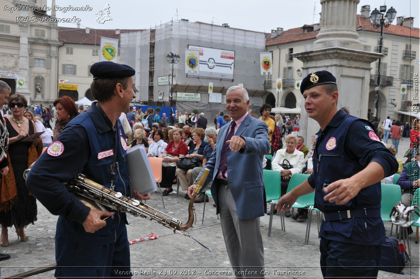 Venaria Reale 23 09 2012 - Concerto Fanfare Cri Taurinense - Croce Rossa Italiana - Ispettorato Regionale Volontari del Soccorso del Piemonte