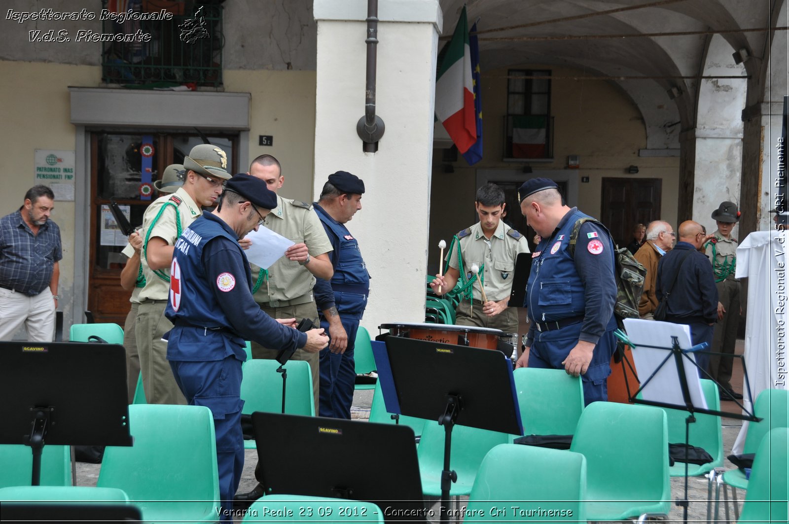 Venaria Reale 23 09 2012 - Concerto Fanfare Cri Taurinense - Croce Rossa Italiana - Ispettorato Regionale Volontari del Soccorso del Piemonte