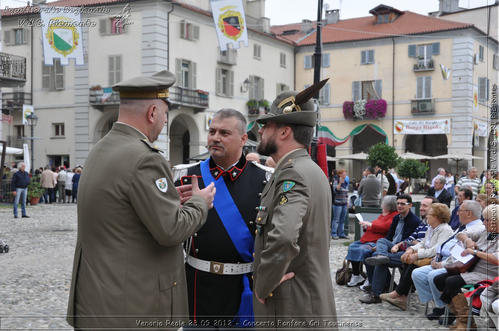 Venaria Reale 23 09 2012 - Concerto Fanfare Cri Taurinense - Croce Rossa Italiana - Ispettorato Regionale Volontari del Soccorso del Piemonte