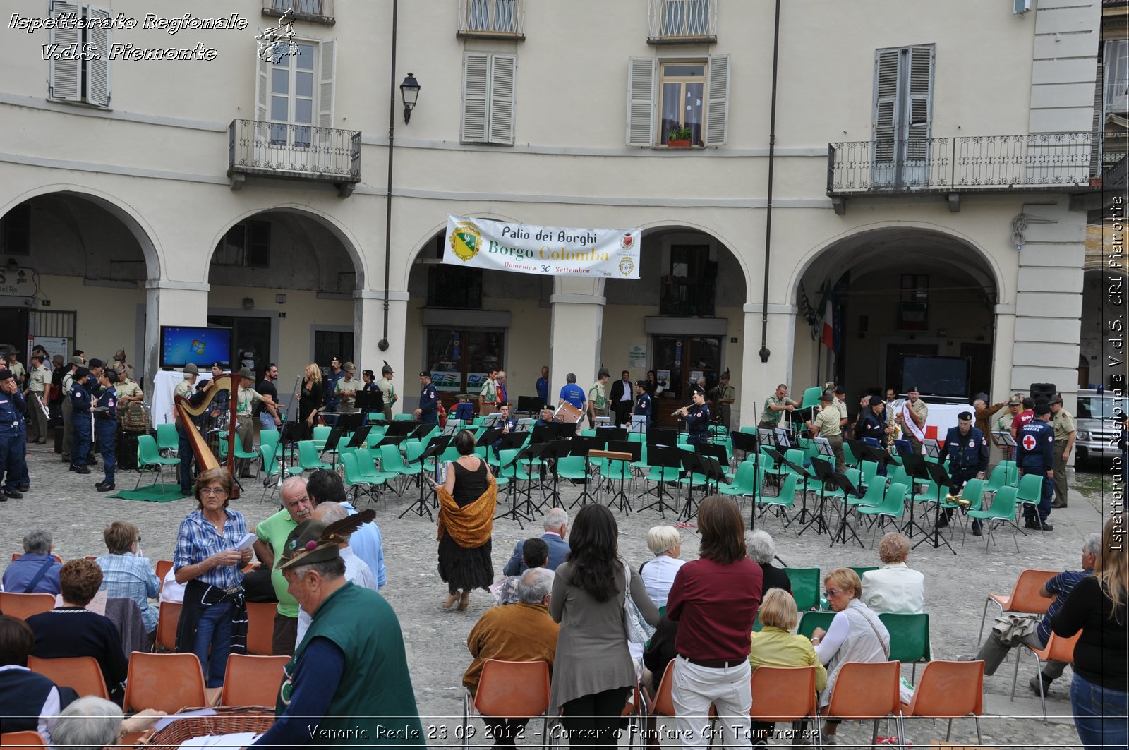 Venaria Reale 23 09 2012 - Concerto Fanfare Cri Taurinense - Croce Rossa Italiana - Ispettorato Regionale Volontari del Soccorso del Piemonte