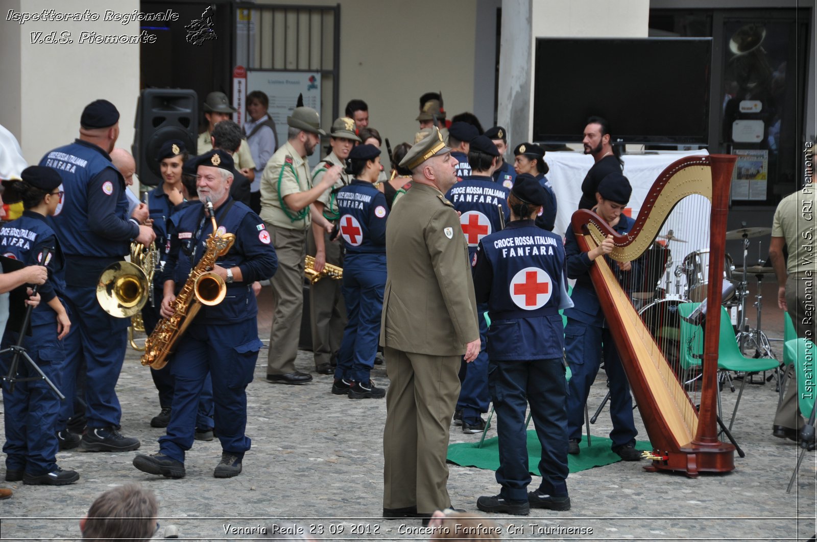 Venaria Reale 23 09 2012 - Concerto Fanfare Cri Taurinense - Croce Rossa Italiana - Ispettorato Regionale Volontari del Soccorso del Piemonte