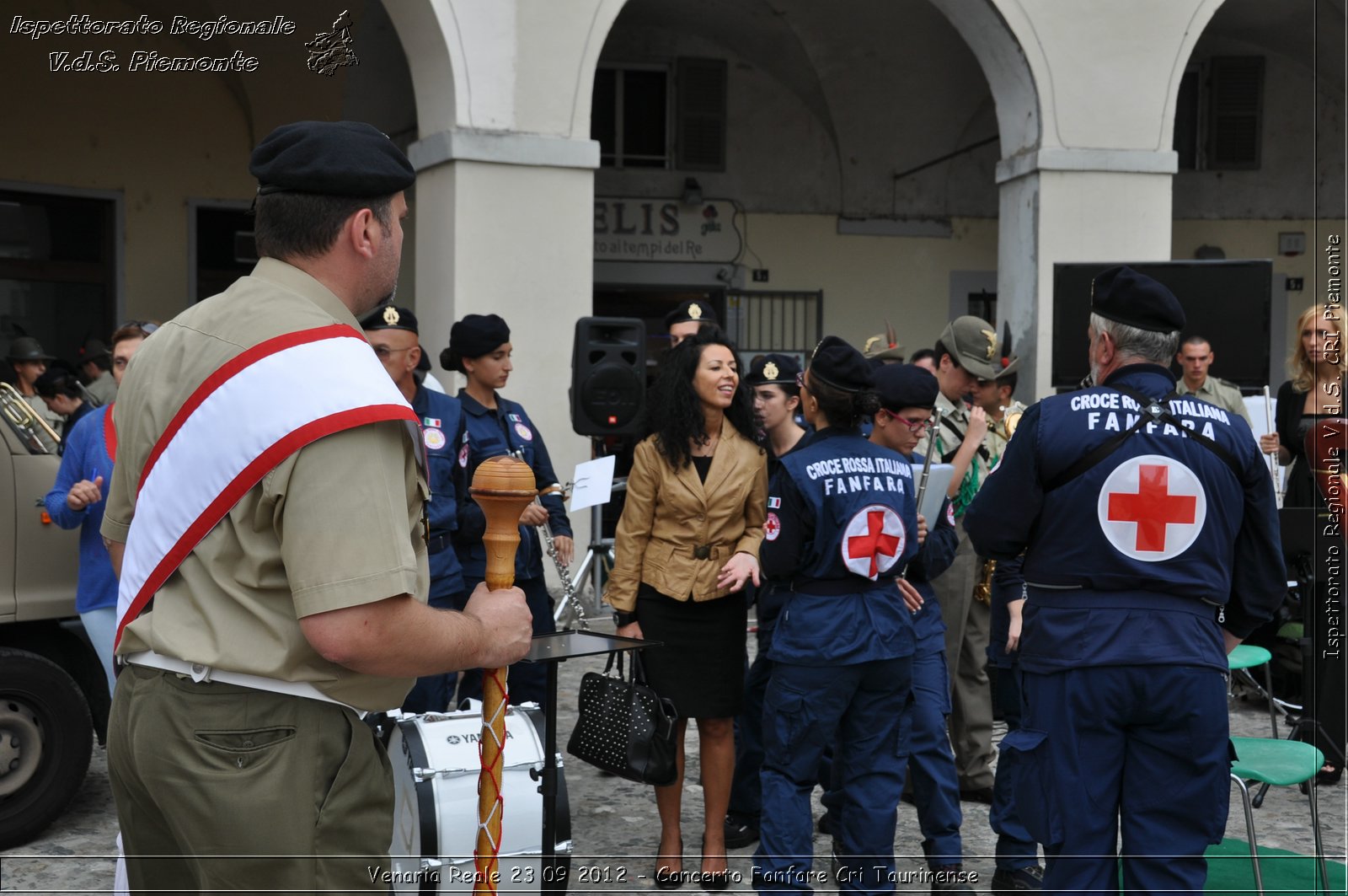 Venaria Reale 23 09 2012 - Concerto Fanfare Cri Taurinense - Croce Rossa Italiana - Ispettorato Regionale Volontari del Soccorso del Piemonte