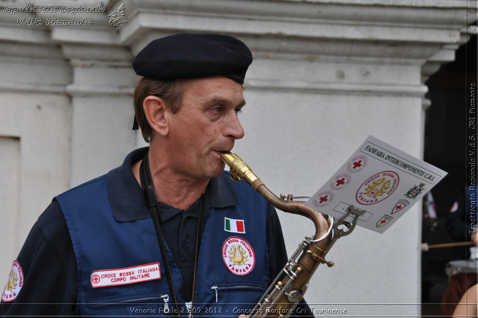 Venaria Reale 23 09 2012 - Concerto Fanfare Cri Taurinense - Croce Rossa Italiana - Ispettorato Regionale Volontari del Soccorso del Piemonte