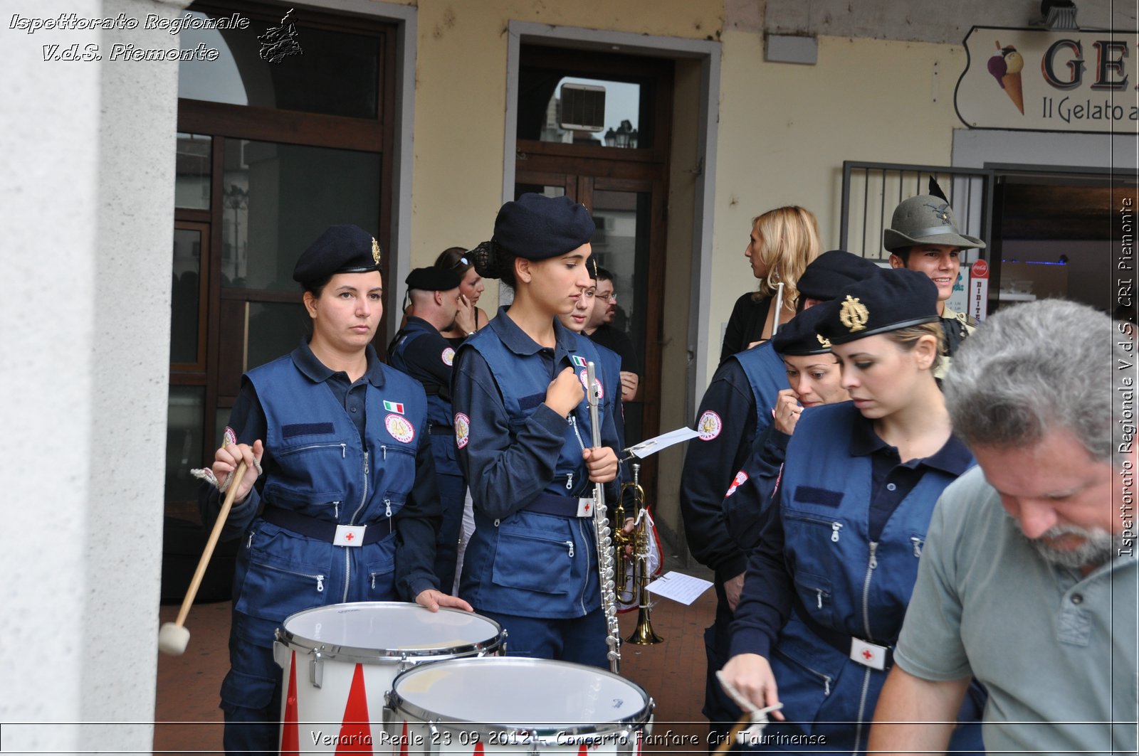 Venaria Reale 23 09 2012 - Concerto Fanfare Cri Taurinense - Croce Rossa Italiana - Ispettorato Regionale Volontari del Soccorso del Piemonte