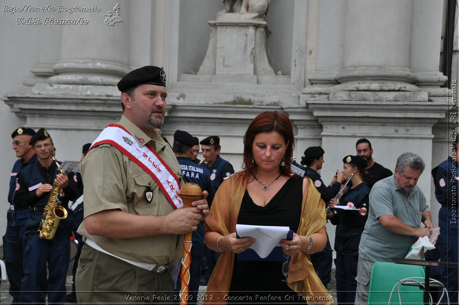 Venaria Reale 23 09 2012 - Concerto Fanfare Cri Taurinense - Croce Rossa Italiana - Ispettorato Regionale Volontari del Soccorso del Piemonte