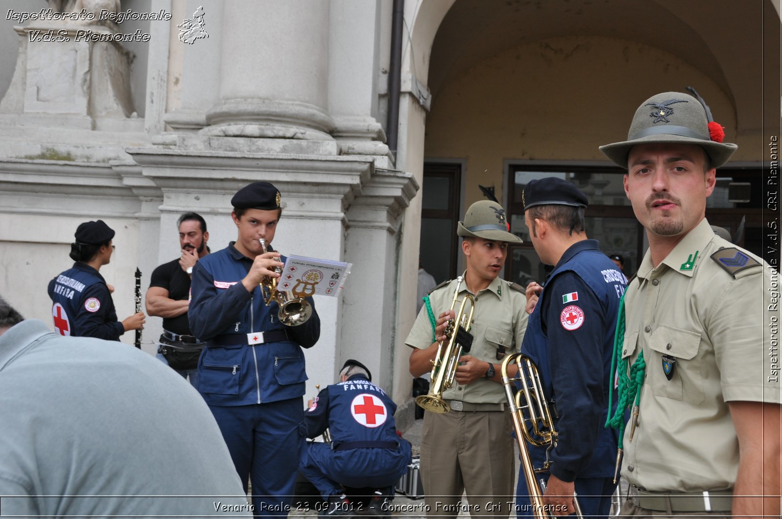 Venaria Reale 23 09 2012 - Concerto Fanfare Cri Taurinense - Croce Rossa Italiana - Ispettorato Regionale Volontari del Soccorso del Piemonte