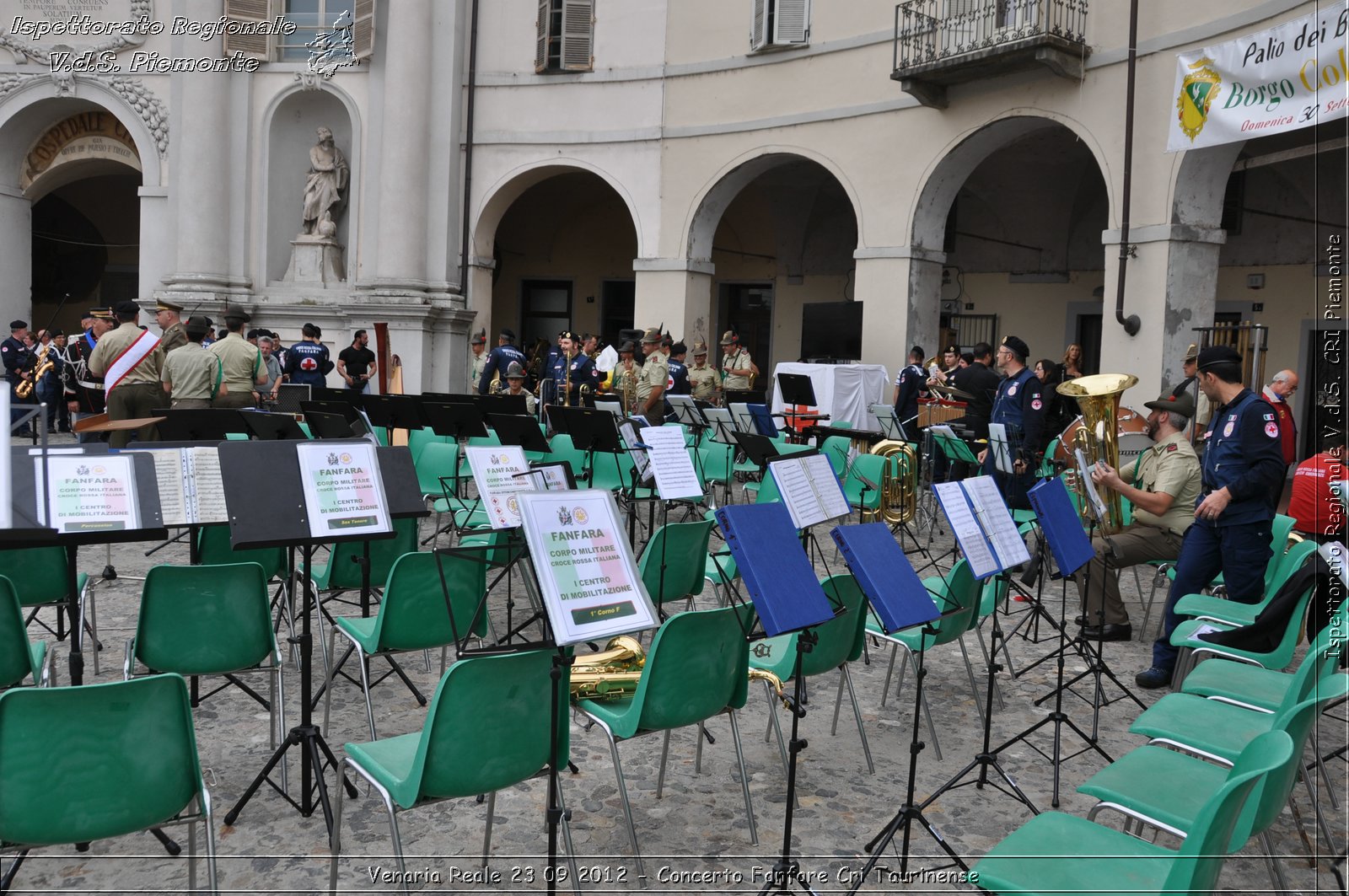 Venaria Reale 23 09 2012 - Concerto Fanfare Cri Taurinense - Croce Rossa Italiana - Ispettorato Regionale Volontari del Soccorso del Piemonte