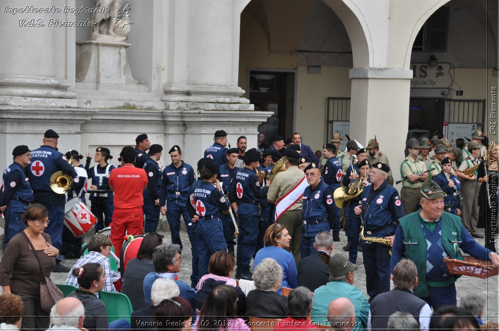 Venaria Reale 23 09 2012 - Concerto Fanfare Cri Taurinense - Croce Rossa Italiana - Ispettorato Regionale Volontari del Soccorso del Piemonte