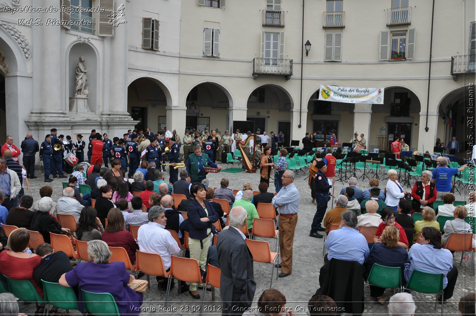 Venaria Reale 23 09 2012 - Concerto Fanfare Cri Taurinense - Croce Rossa Italiana - Ispettorato Regionale Volontari del Soccorso del Piemonte