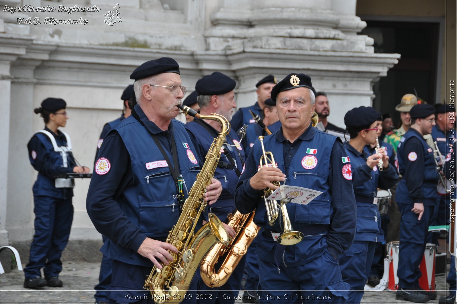 Venaria Reale 23 09 2012 - Concerto Fanfare Cri Taurinense - Croce Rossa Italiana - Ispettorato Regionale Volontari del Soccorso del Piemonte