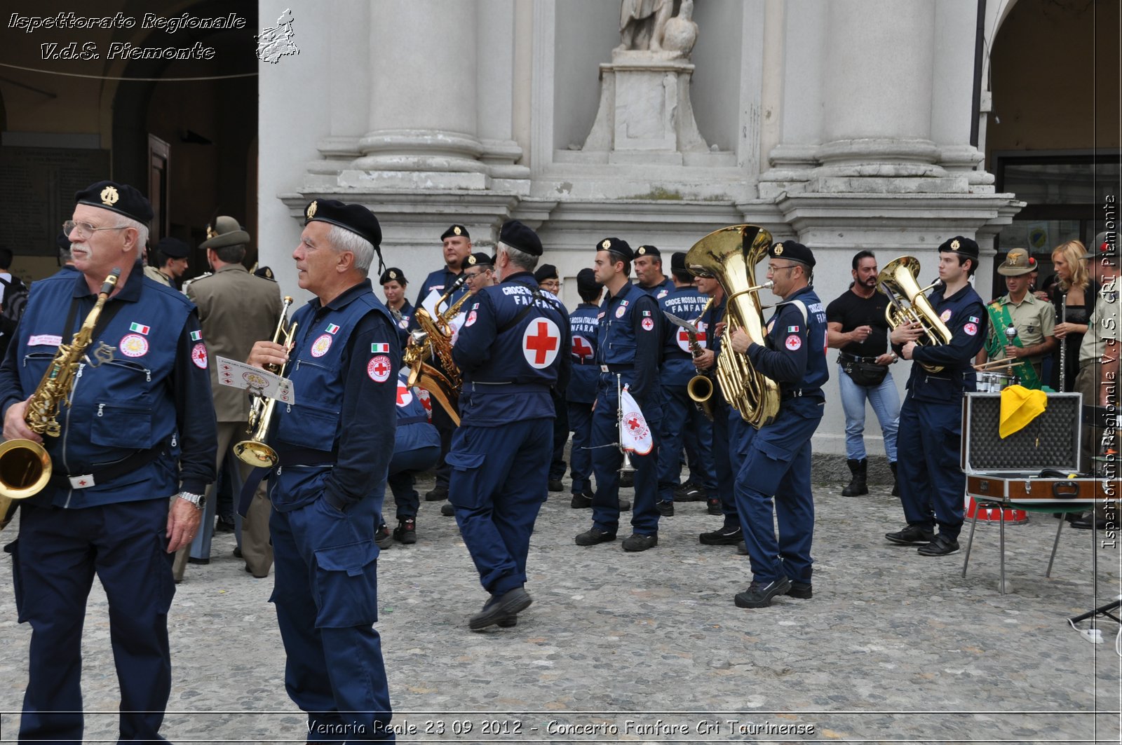 Venaria Reale 23 09 2012 - Concerto Fanfare Cri Taurinense - Croce Rossa Italiana - Ispettorato Regionale Volontari del Soccorso del Piemonte